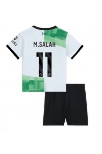 Fotbalové Dres Liverpool Mohamed Salah #11 Dětské Venkovní Oblečení 2023-24 Krátký Rukáv (+ trenýrky)